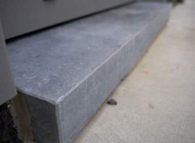 Tablette extérieur Namur pierre bleue extérieur Namur