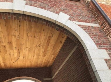 Habillage façade pierre bleue Namur Habillage façade pierre bleue