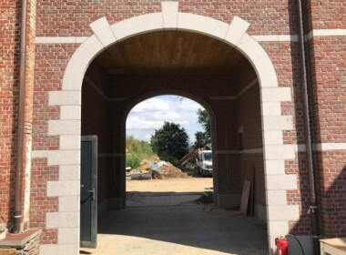 Habillage façade Habillage façade pierre bleue