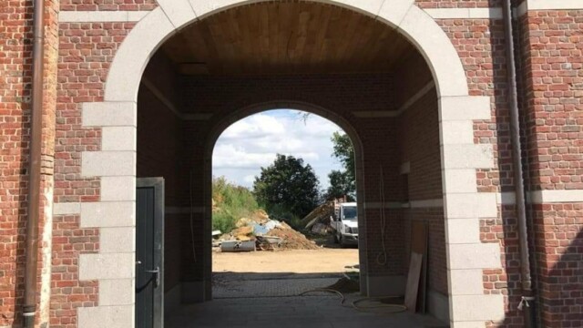 Habillage façade Habillage façade pierre bleue